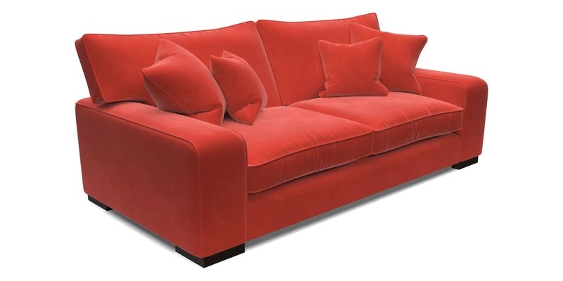 Richmond 3 Seater Sofa in Large Sussex Gingham Large Forest