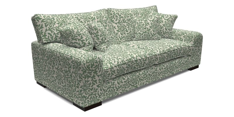 Richmond 3 Seater Sofa in Large Sussex Gingham Large Forest