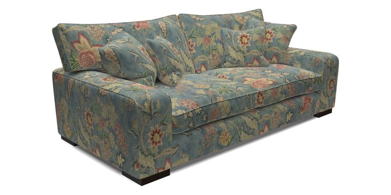 Richmond 3 Seater Sofa in Large Sussex Gingham Large Forest