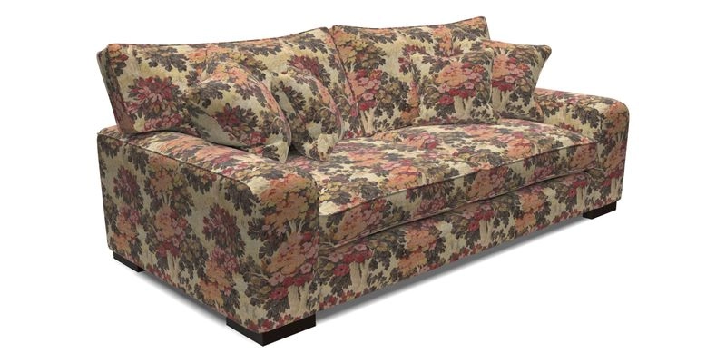 Richmond 3 Seater Sofa in Large Sussex Gingham Large Forest