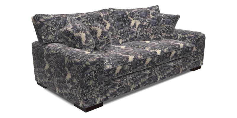 Richmond 3 Seater Sofa in Large Sussex Gingham Large Forest