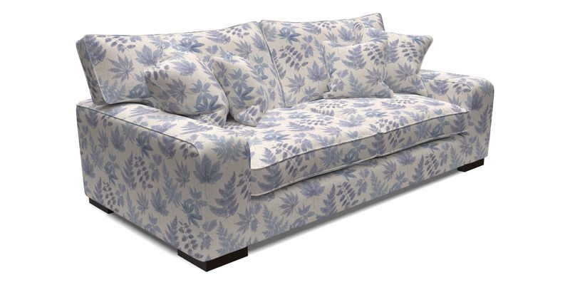 Richmond 3 Seater Sofa in Large Sussex Gingham Large Forest
