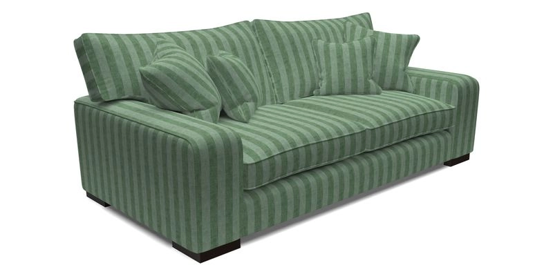 Richmond 3 Seater Sofa in Large Sussex Gingham Large Forest
