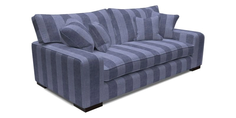 Richmond 3 Seater Sofa in Large Sussex Gingham Large Forest