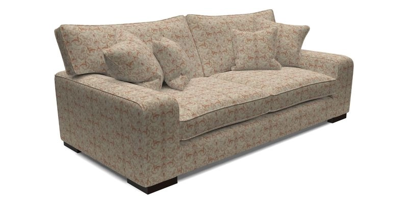 Richmond 3 Seater Sofa in Large Sussex Gingham Large Forest
