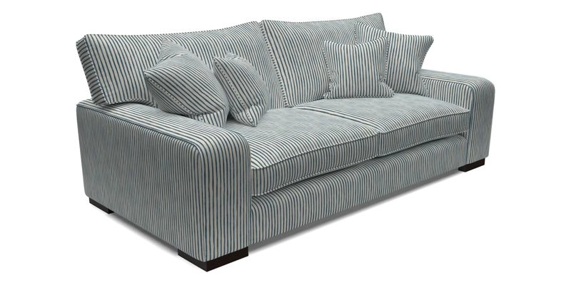 Richmond 3 Seater Sofa in Large Sussex Gingham Large Forest