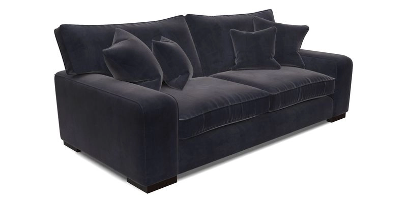 Richmond 3 Seater Sofa in Large Sussex Gingham Large Forest