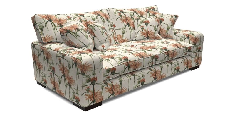 Richmond 3 Seater Sofa in Large Sussex Gingham Large Forest