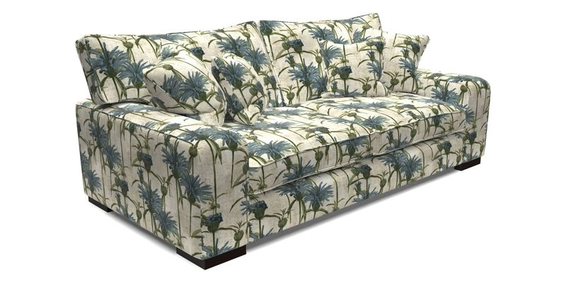 Richmond 3 Seater Sofa in Large Sussex Gingham Large Forest