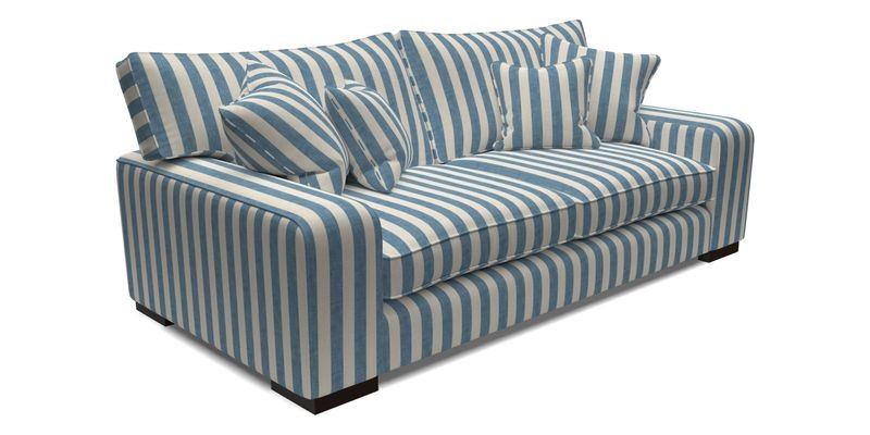 Richmond 3 Seater Sofa in Large Sussex Gingham Large Forest