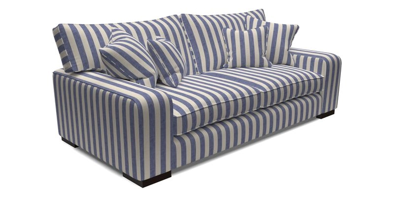 Richmond 3 Seater Sofa in Large Sussex Gingham Large Forest
