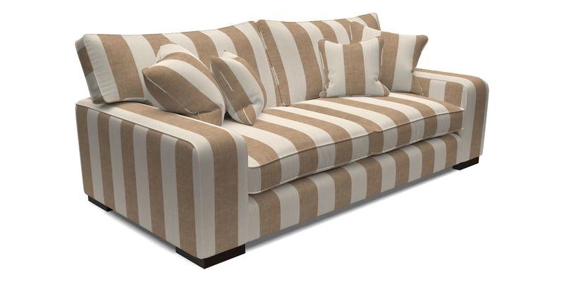 Richmond 3 Seater Sofa in Large Sussex Gingham Large Forest