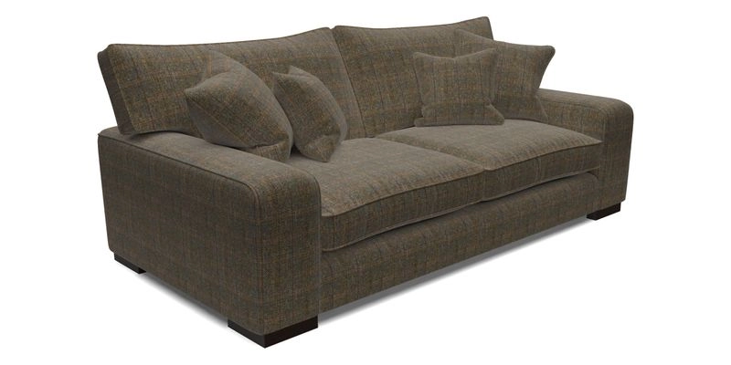 Richmond 3 Seater Sofa in Large Sussex Gingham Large Forest