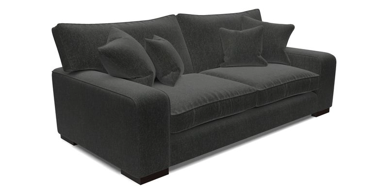 Richmond 3 Seater Sofa in Large Sussex Gingham Large Forest