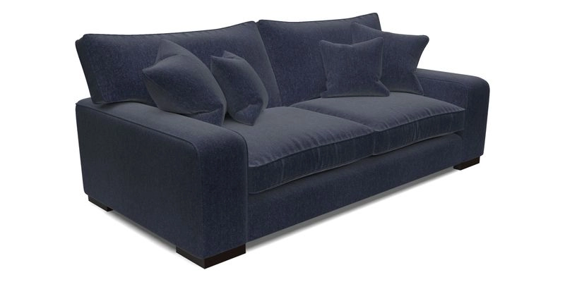 Richmond 3 Seater Sofa in Large Sussex Gingham Large Forest