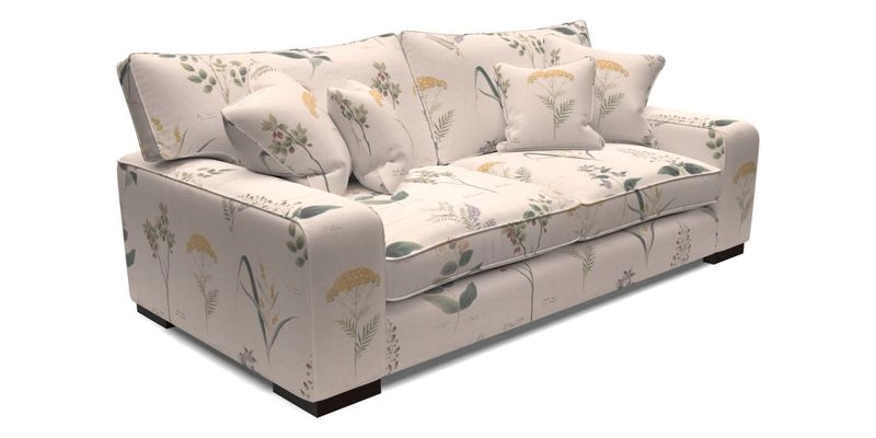 Richmond 3 Seater Sofa in Large Sussex Gingham Large Forest