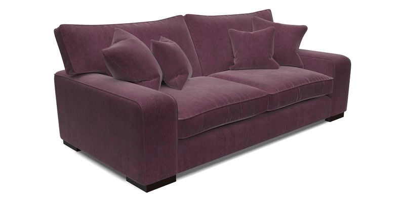 Richmond 3 Seater Sofa in Large Sussex Gingham Large Forest