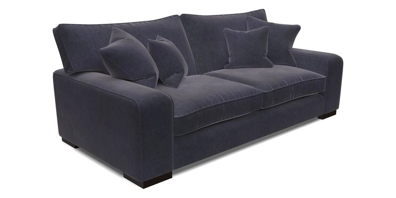 Richmond 3 Seater Sofa in Large Sussex Gingham Large Forest