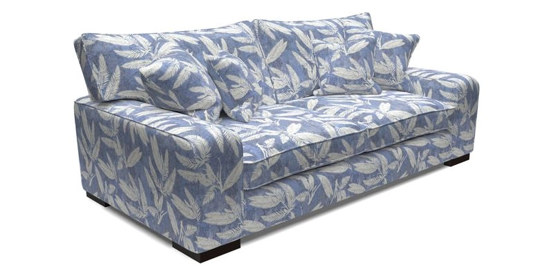 Richmond 3 Seater Sofa in Large Sussex Gingham Large Forest