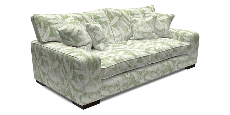 Richmond 3 Seater Sofa in Large Sussex Gingham Large Forest