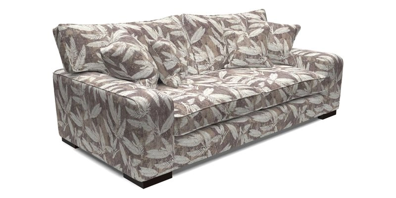 Richmond 3 Seater Sofa in Large Sussex Gingham Large Forest