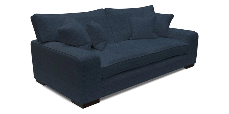 Richmond 3 Seater Sofa in Large Sussex Gingham Large Forest