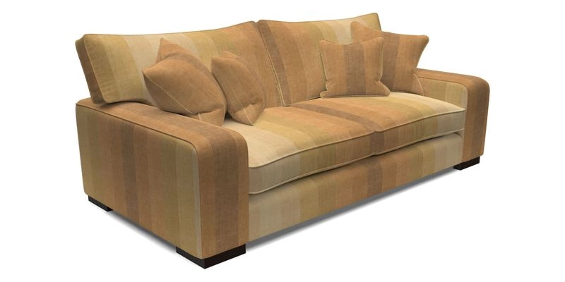 Richmond 3 Seater Sofa in Large Sussex Gingham Large Forest