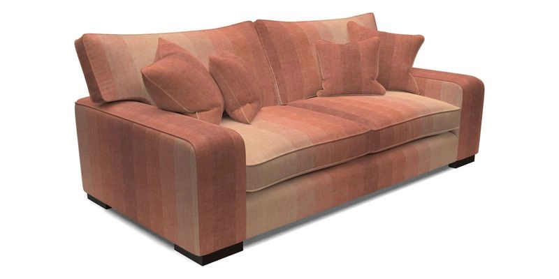 Richmond 3 Seater Sofa in Large Sussex Gingham Large Forest