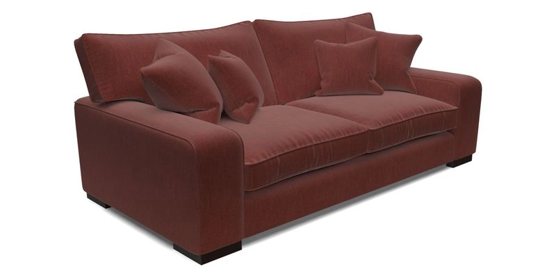 Richmond 3 Seater Sofa in Large Sussex Gingham Large Forest