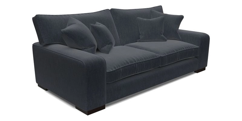 Richmond 3 Seater Sofa in Large Sussex Gingham Large Forest