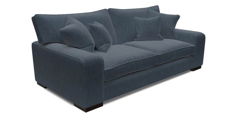 Richmond 3 Seater Sofa in Large Sussex Gingham Large Forest