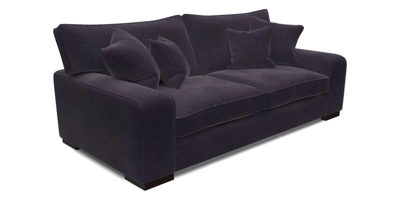 Richmond 3 Seater Sofa in Large Sussex Gingham Large Forest