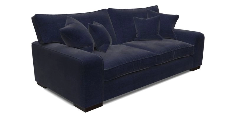 Richmond 3 Seater Sofa in Large Sussex Gingham Large Forest