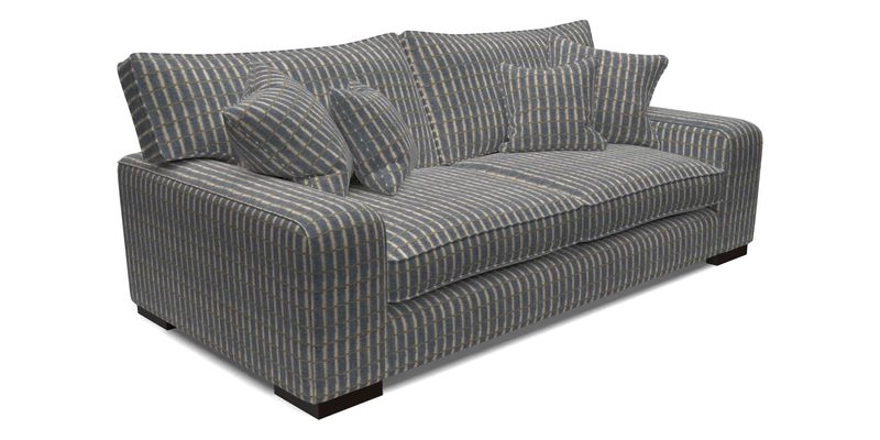 Richmond 3 Seater Sofa in Large Sussex Gingham Large Forest