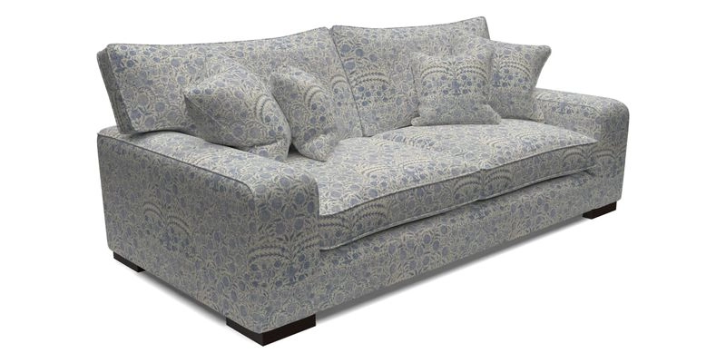 Richmond 3 Seater Sofa in Large Sussex Gingham Large Forest