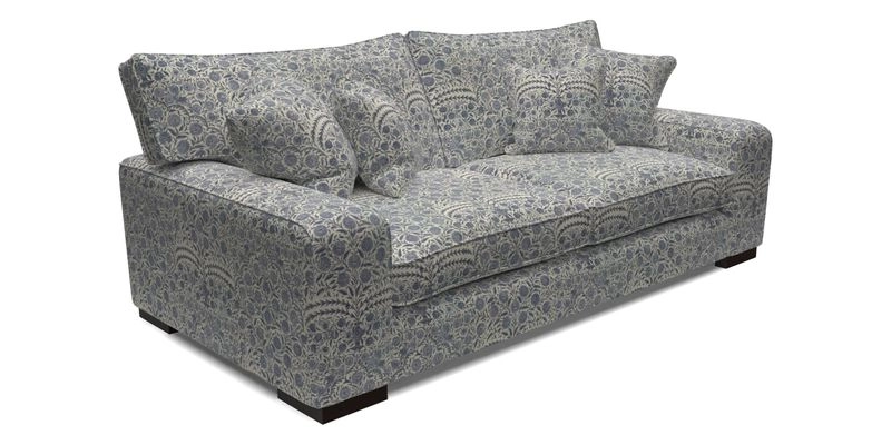 Richmond 3 Seater Sofa in Large Sussex Gingham Large Forest