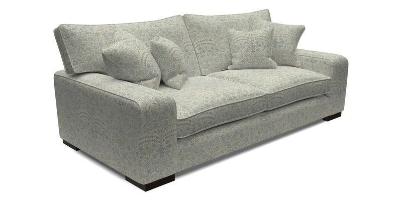 Richmond 3 Seater Sofa in Large Sussex Gingham Large Forest