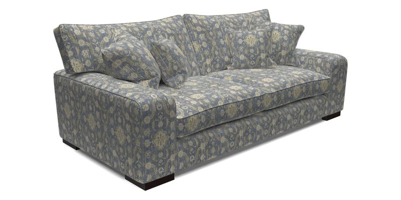 Richmond 3 Seater Sofa in Large Sussex Gingham Large Forest