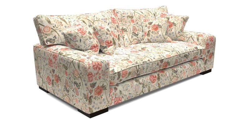 Richmond 3 Seater Sofa in Large Sussex Gingham Large Forest