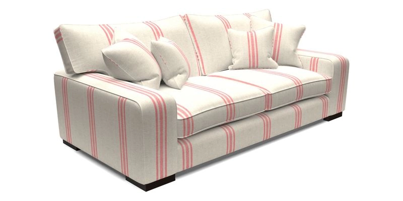 Richmond 3 Seater Sofa in Large Sussex Gingham Large Forest