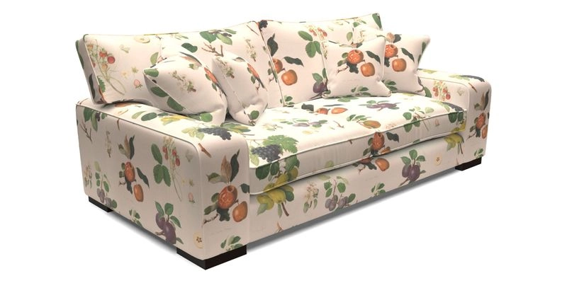 Richmond 3 Seater Sofa in Large Sussex Gingham Large Forest