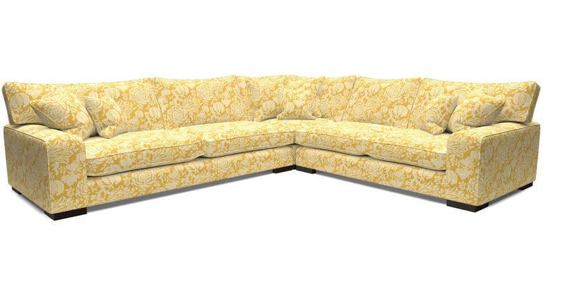 Richmond Large Corner Unit LHF in Two Tone Plain Biscuit