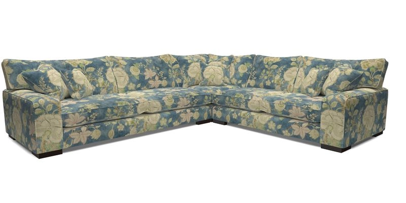 Richmond Large Corner Unit LHF in Two Tone Plain Biscuit