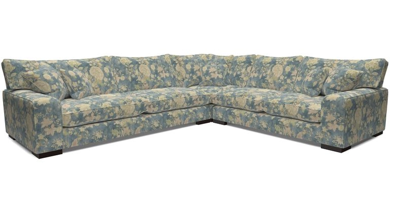 Richmond Large Corner Unit LHF in Two Tone Plain Biscuit