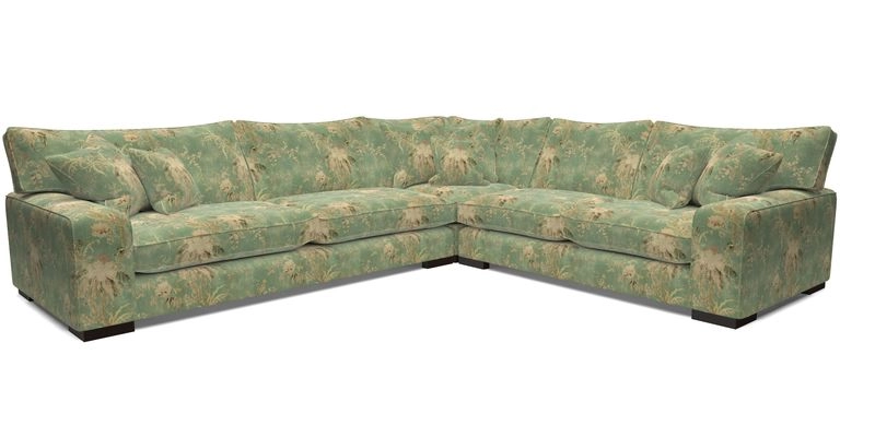 Richmond Large Corner Unit LHF in Two Tone Plain Biscuit