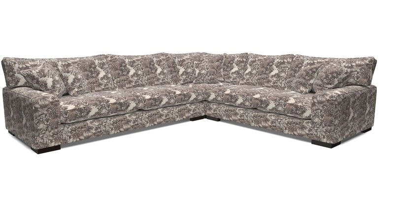 Richmond Large Corner Unit LHF in Two Tone Plain Biscuit