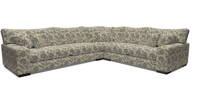 Richmond Large Corner Unit LHF in Two Tone Plain Biscuit