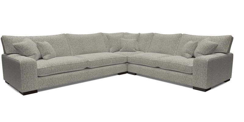 Richmond Large Corner Unit LHF in Two Tone Plain Biscuit