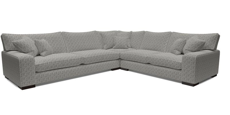 Richmond Large Corner Unit LHF in Two Tone Plain Biscuit