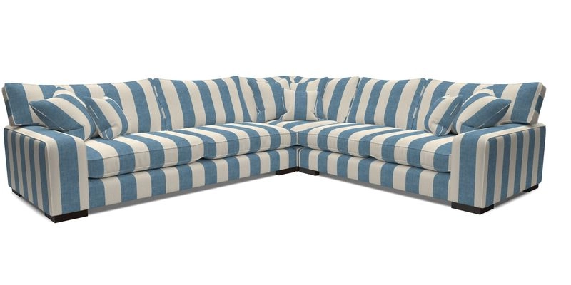 Richmond Large Corner Unit LHF in Two Tone Plain Biscuit